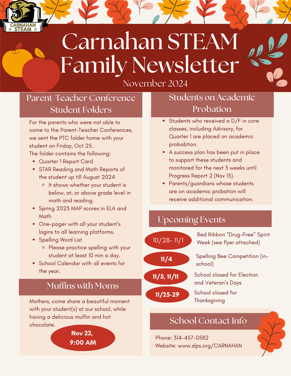 Nov 2024 Family Newsletter